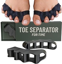 ** Interacción de los separadores de dedos con productos de pedicura