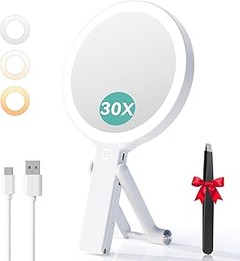 ** Solucionando problemas frecuentes al usar espejos portátiles con luz