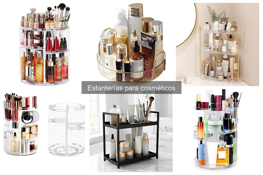 Alternativas a estanterías para cosméticos: organiza tu espacio