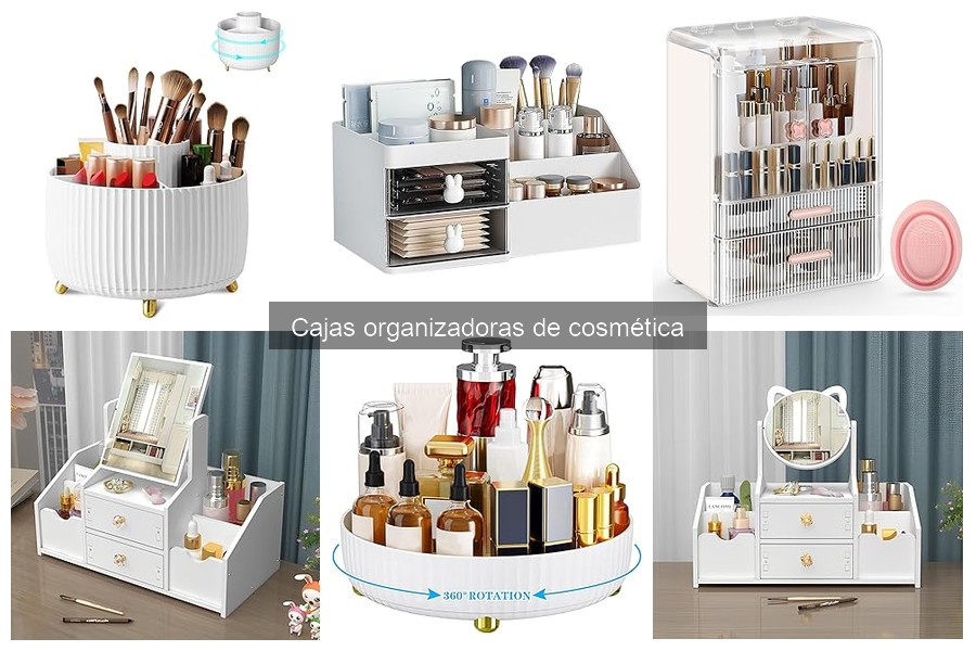 Alternativas a las cajas organizadoras de cosmética