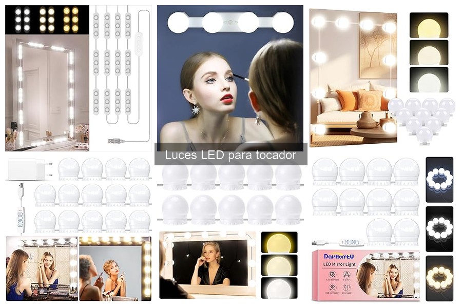 Alternativas a las luces LED para tocador: ¿cuáles son mejores?