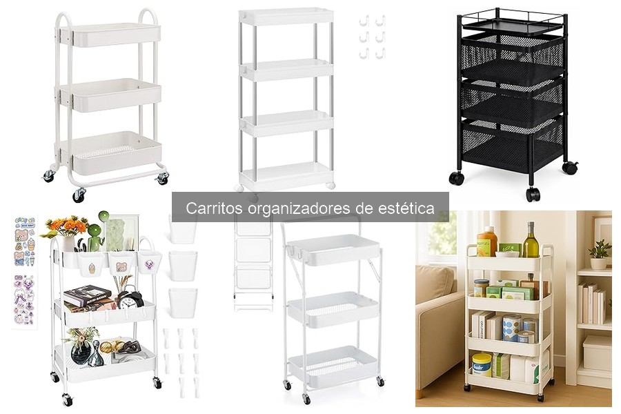 Alternativas a los carritos organizadores de estética: opciones efectivas