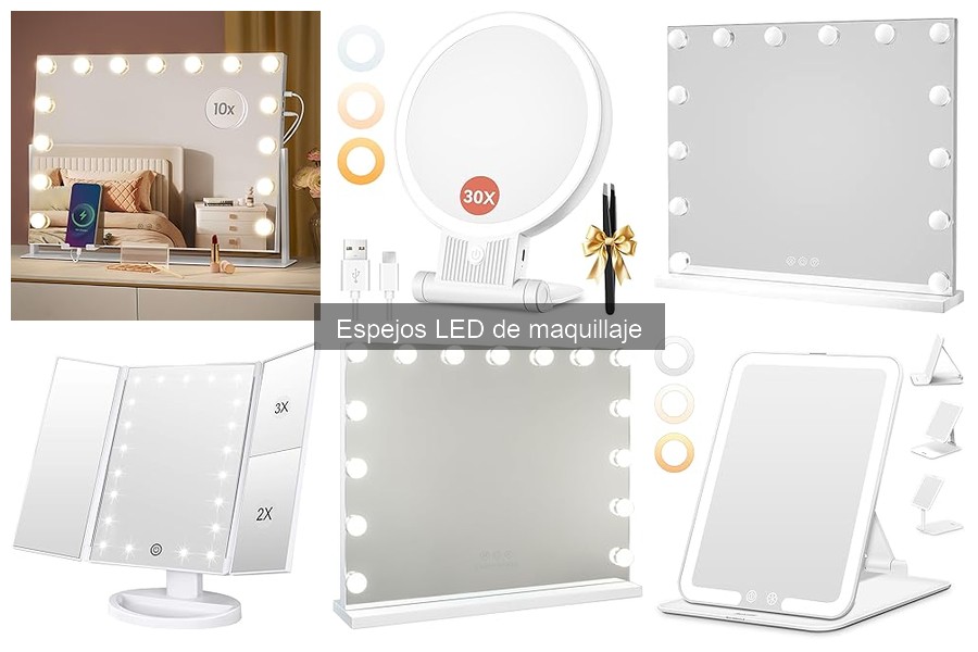 Alternativas a los espejos LED de maquillaje: Mejores opciones