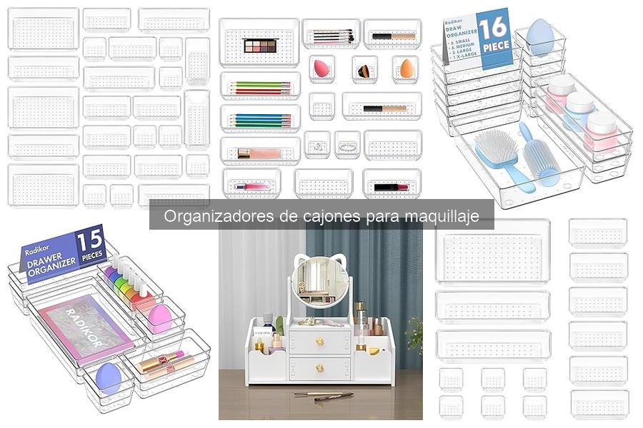 Alternativas a Organizadores de Cajones para Maquillaje