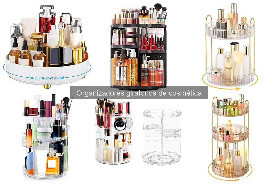Alternativas al organizador giratorio de cosmética