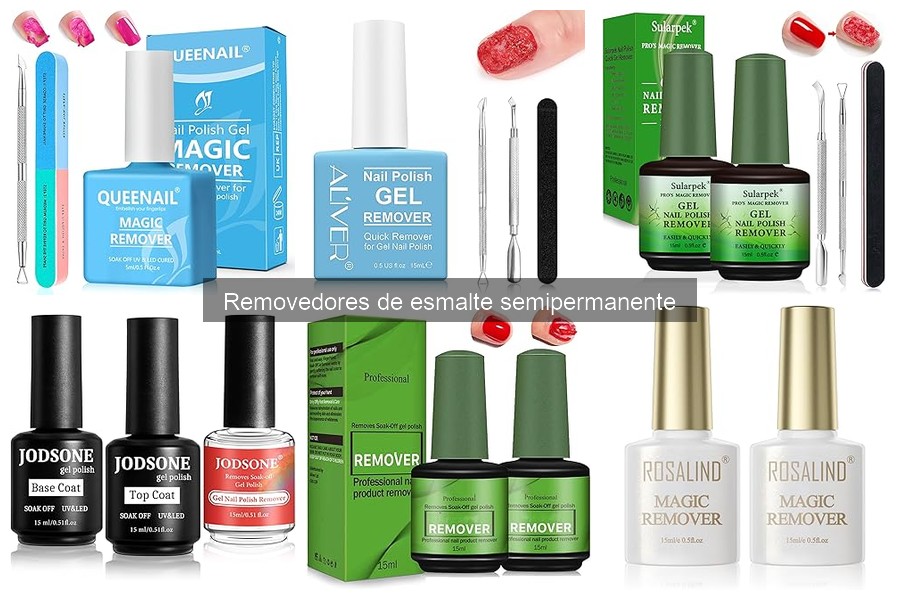 Alternativas al removedor de esmalte semipermanente