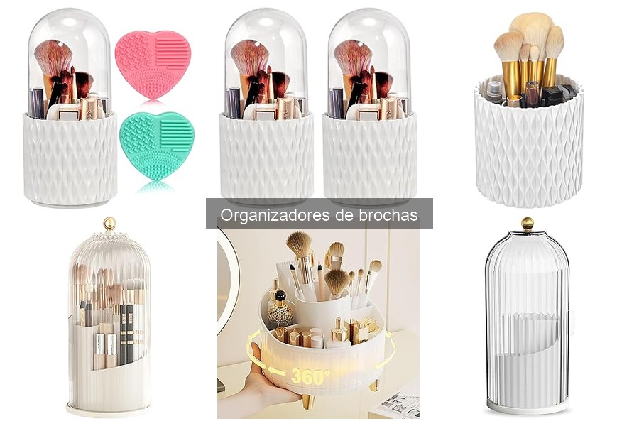 Alternativas creativas a los organizadores de brochas