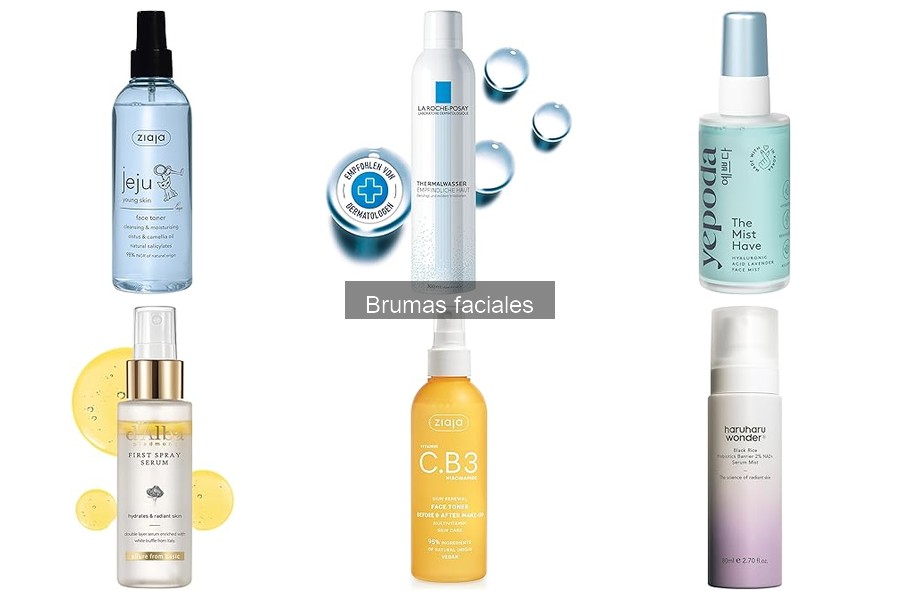 Alternativas naturales a las brumas faciales comerciales
