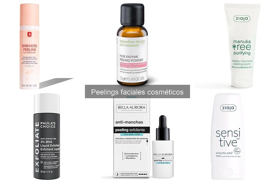 Beneficios de los peelings faciales para una piel radiante