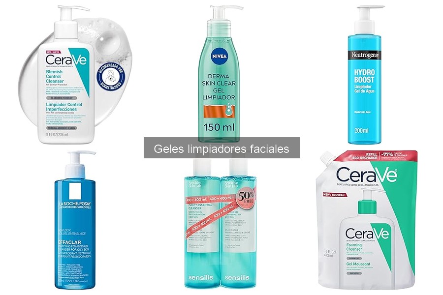 Beneficios de usar geles limpiadores faciales para tu piel