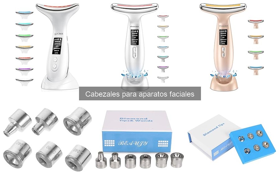 Cabezales compatibles con tus aparatos faciales