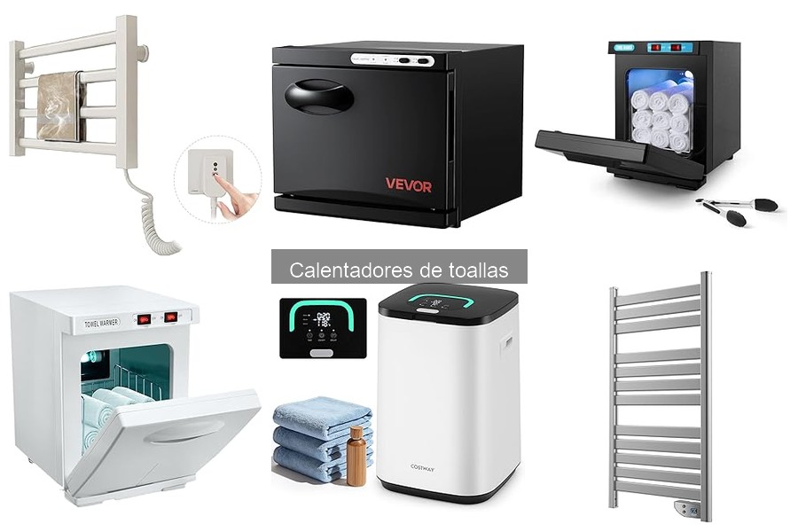 ** Calentadores de toallas con funciones extra: aromaterapia y más