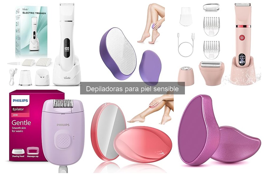 Características clave de depiladoras para piel sensible