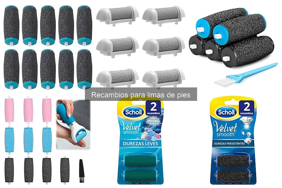 Cómo almacenar recambios de limas de pies correctamente