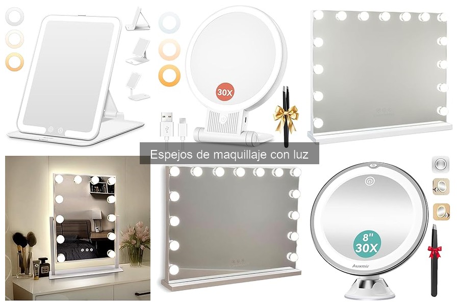 Cómo elegir el mejor espejo de maquillaje con luz