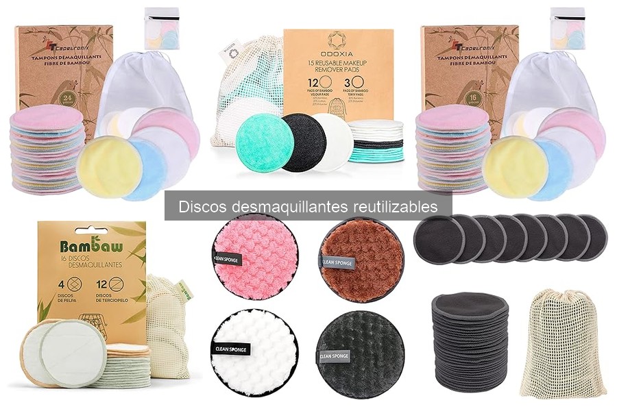 Cómo lavar y mantener discos desmaquillantes reutilizables