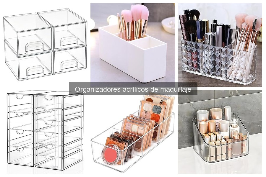 Cómo limpiar y mantener organizadores acrílicos de maquillaje