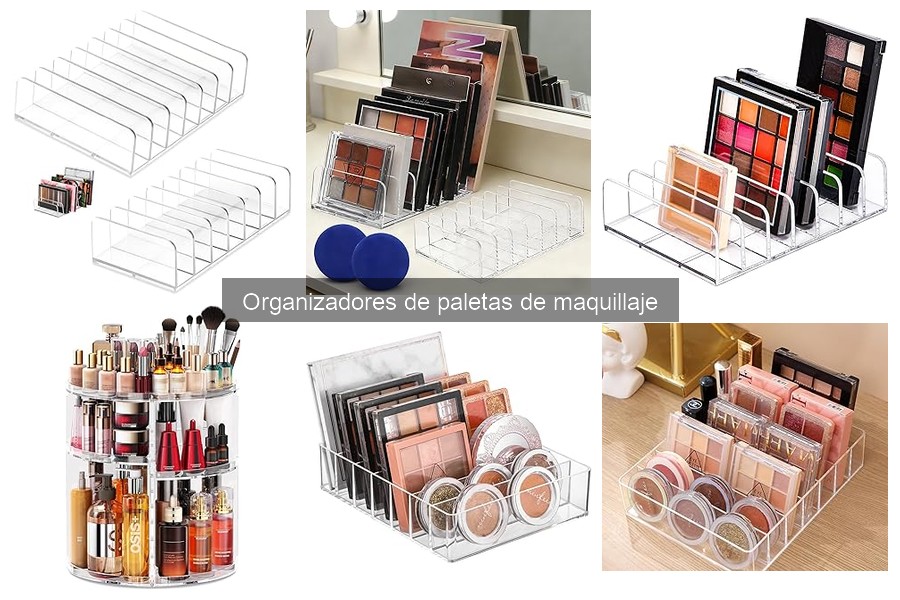 Cómo mantener organizadores de paletas de maquillaje en perfecto estado
