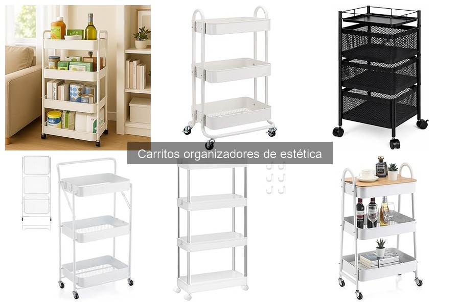 Cómo mantener y limpiar tu carrito organizador de estética
