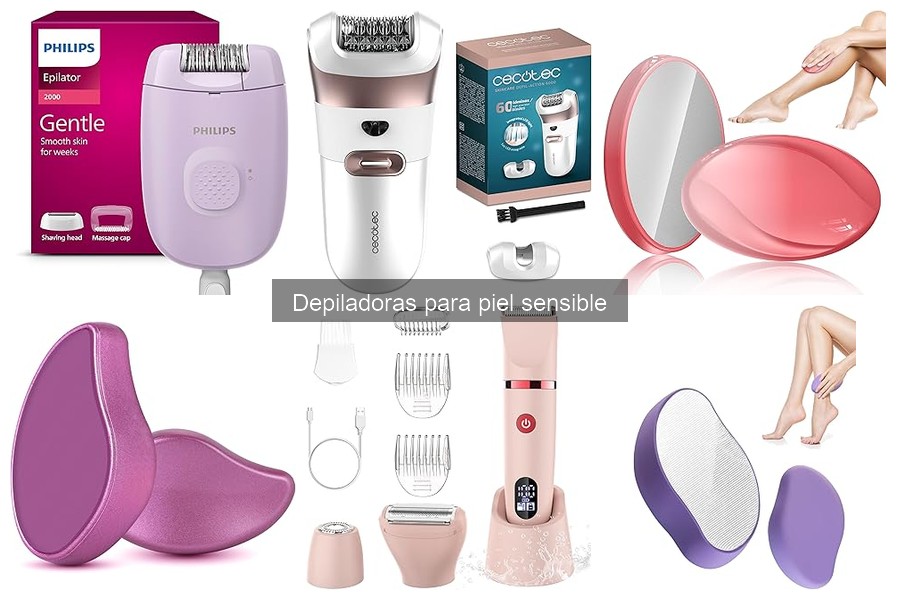 Cómo usar depiladoras en piel sensible sin irritación