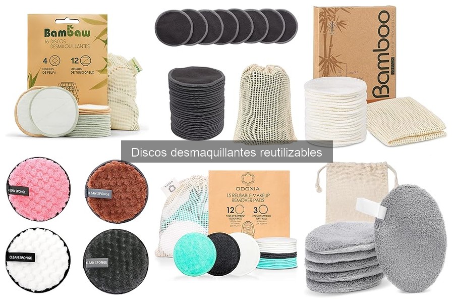 Cómo usar discos desmaquillantes reutilizables correctamente