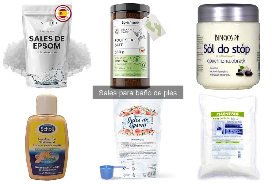 Cómo usar sales para baño de pies correctamente