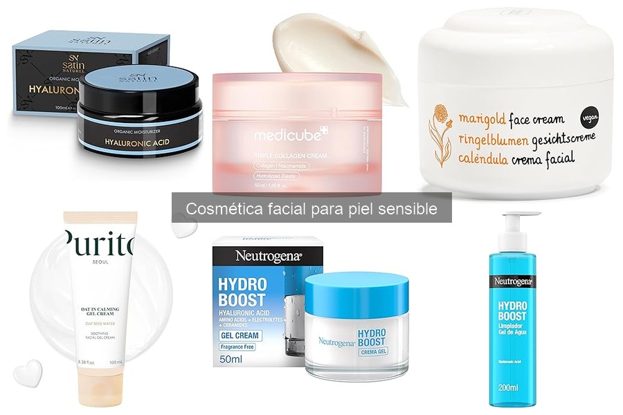 Comparativa de Cosmética Facial para Piel Sensible