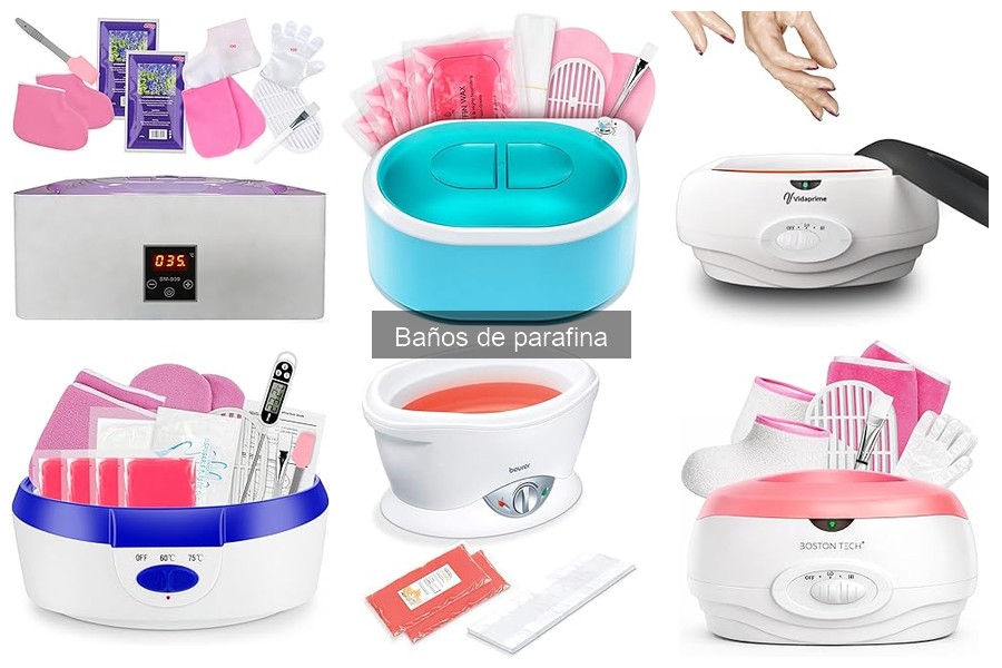Comparativa de dispositivos de baño de parafina para manos y pies