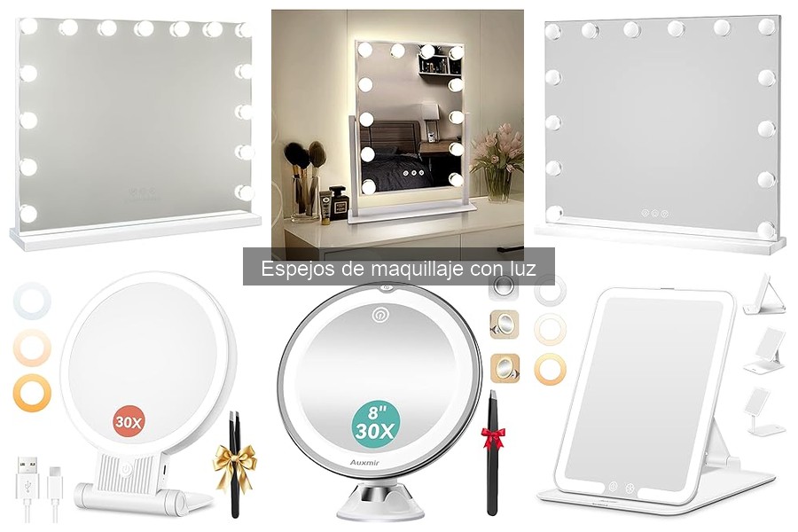 Comparativa de Espejos de Maquillaje: LED vs Halógeno