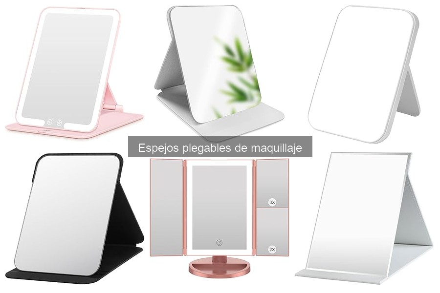 Comparativa de Espejos Plegables de Maquillaje de Marcas Populares