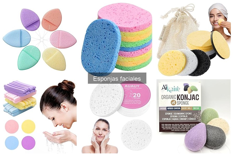 Comparativa de esponjas faciales y otros métodos de limpieza