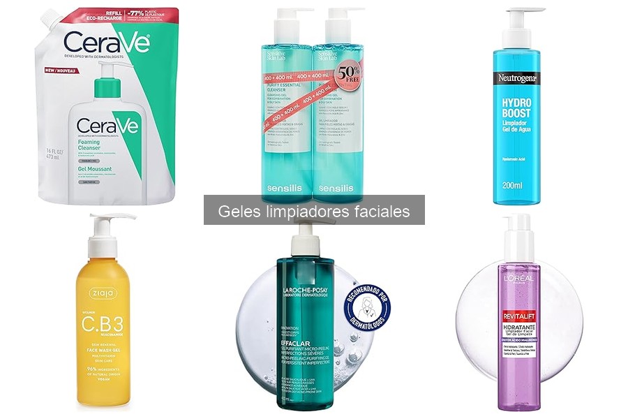 Comparativa de Geles Limpiadores Faciales para Acné