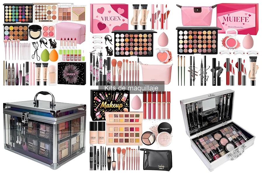 Comparativa de Kits de Maquillaje de Marcas Reconocidas