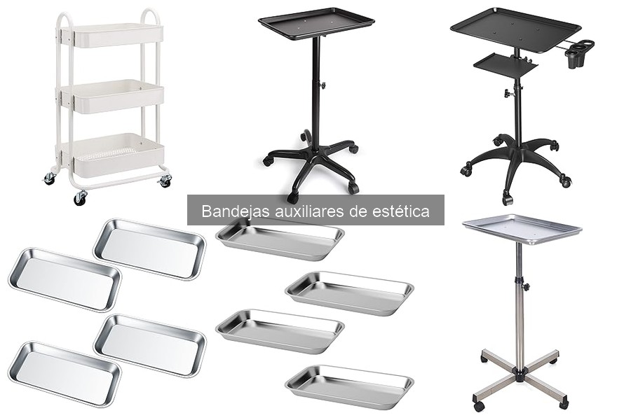 Comparativa de las Mejores Bandejas Auxiliares de Estética
