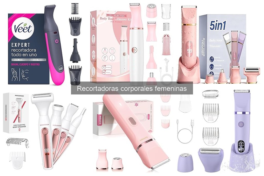 Comparativa de las Mejores Recortadoras Corporales Femeninas