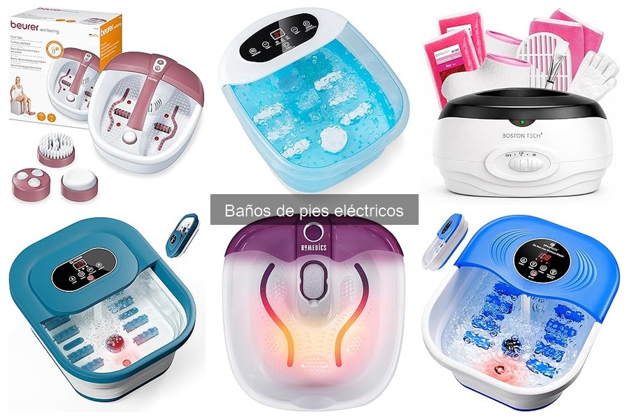 Comparativa de los Mejores Baños de Pies Eléctricos