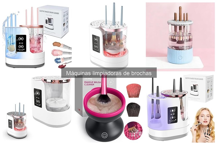 Comparativa de máquinas limpiadoras de brochas de maquillaje