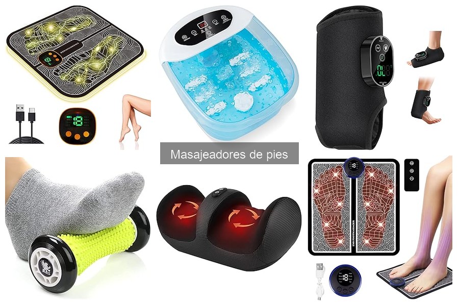 Comparativa de Masajeadores de Pies Eléctricos y Manuales