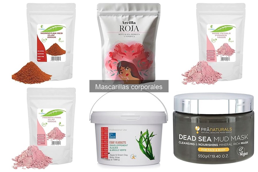 ** Comparativa de Mascarillas Corporales Exfoliantes e Hidratantes