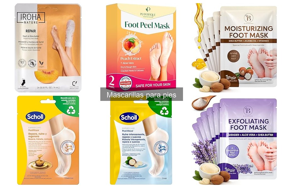 Comparativa de Mascarillas para Pies según Precio