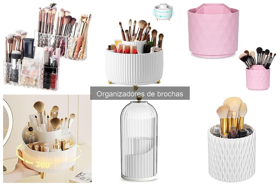 Comparativa de Organizadores de Brochas de Maquillaje