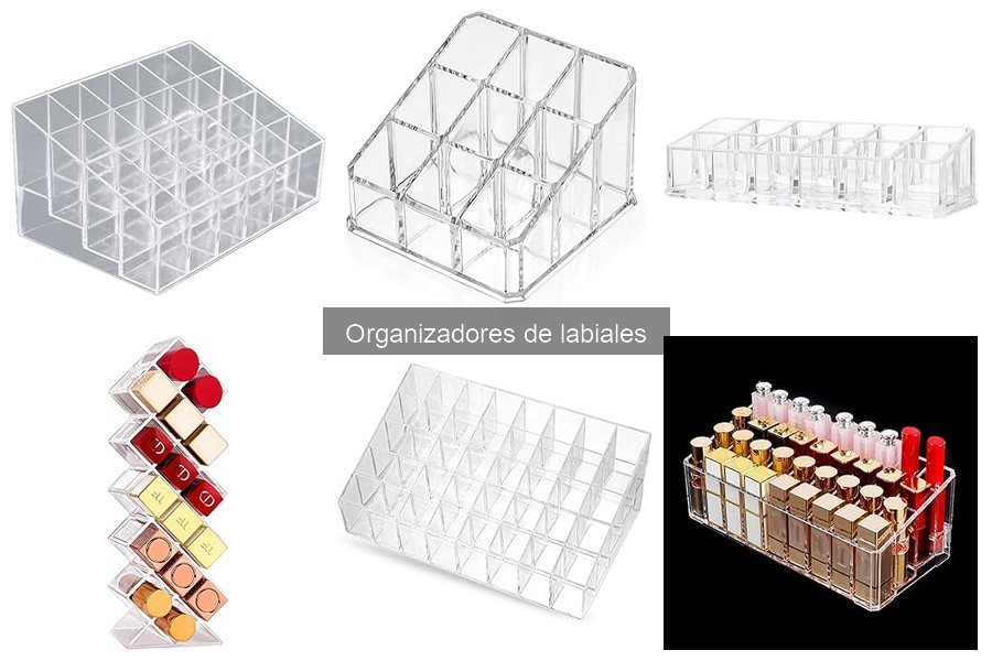Comparativa de organizadores de labiales: marcas y precios