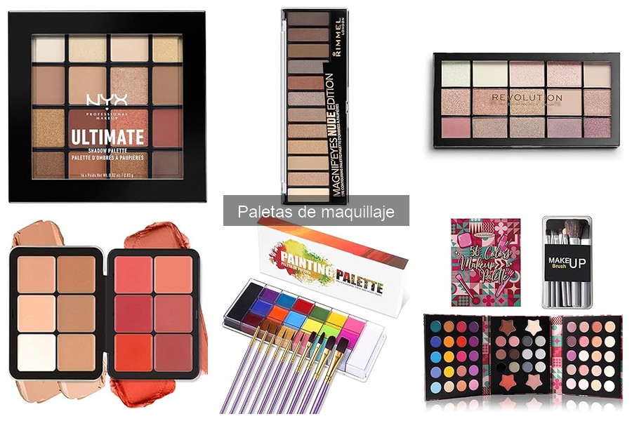 Comparativa de Paletas de Maquillaje: Rimmel y más