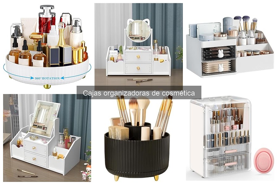 Comparativa de precios de cajas organizadoras de cosmética