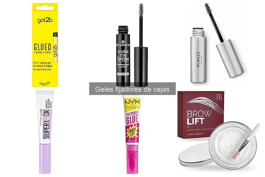 Comparativa de precios de gels fijadores de cejas