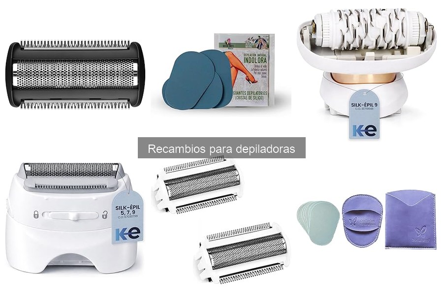Comparativa de recambios para depiladoras Philips