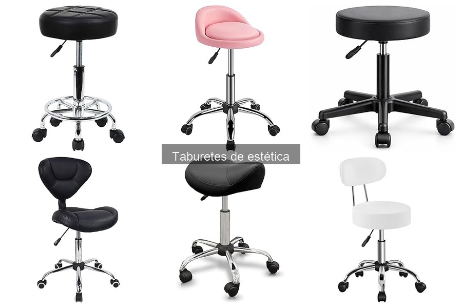 Comparativa de Taburetes de Estética: Materiales y Diseño