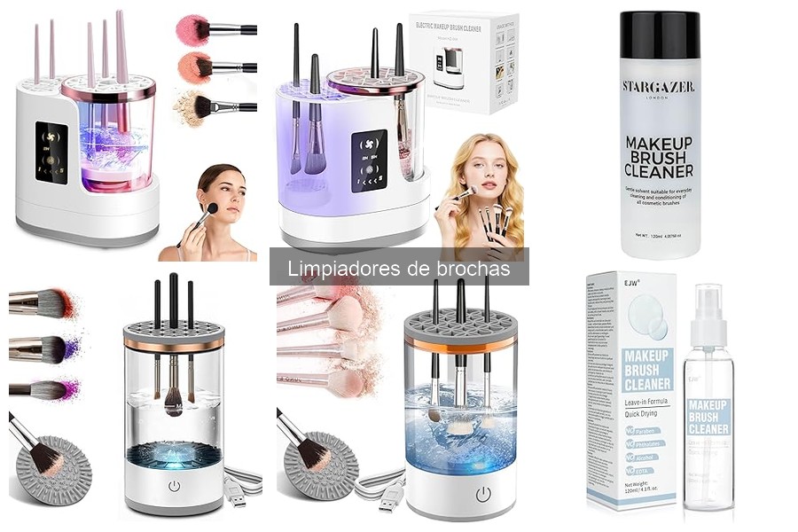 Comparativa limpiadores de brochas: aerosol vs. líquidos