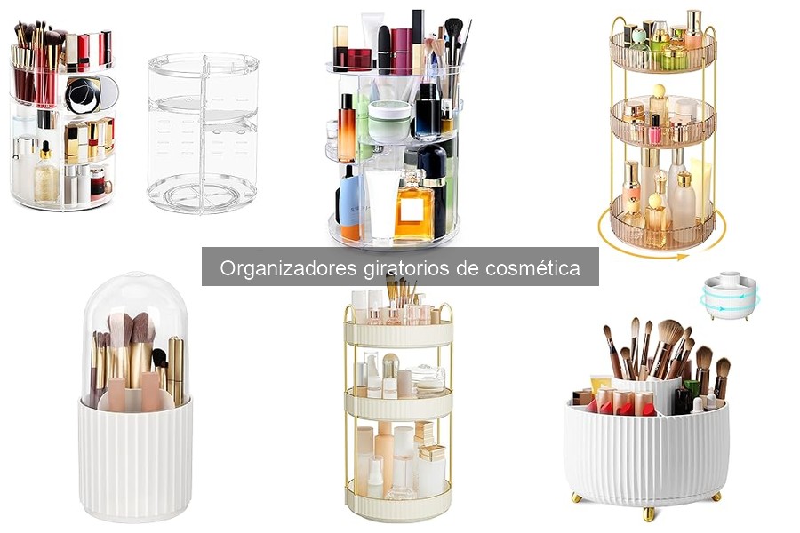 Consejos para Organizar Cosméticos en un Giratorio Eficaz
