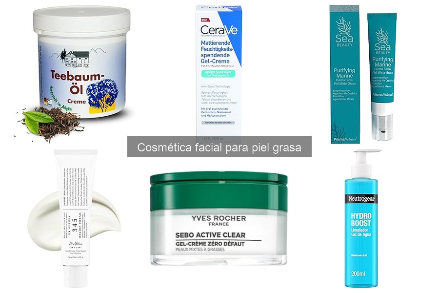 Cosmética Facial para Piel Grasa: Qué Debes Saber